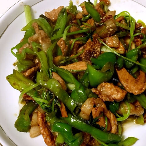 美味香辣肉片