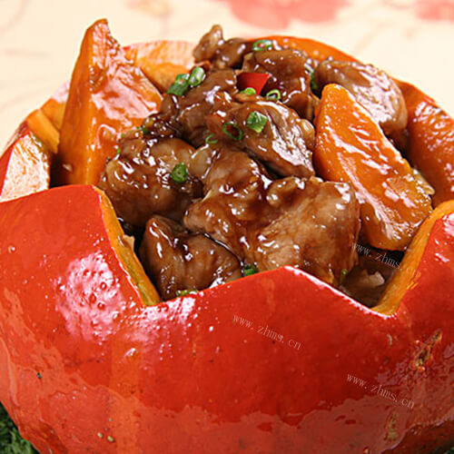 美味可口的南瓜豉汁蒸排骨