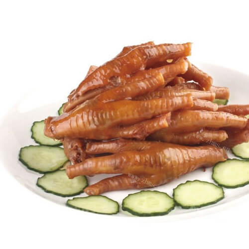 美味的酱料鸡爪