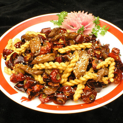 美味的九转肥肠