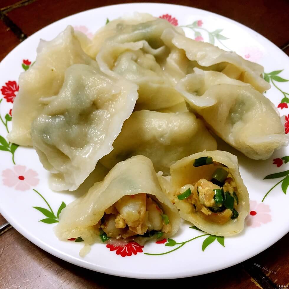 自制三鲜馅水饺面粉