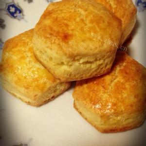 香甜的奶油奶酪司康饼