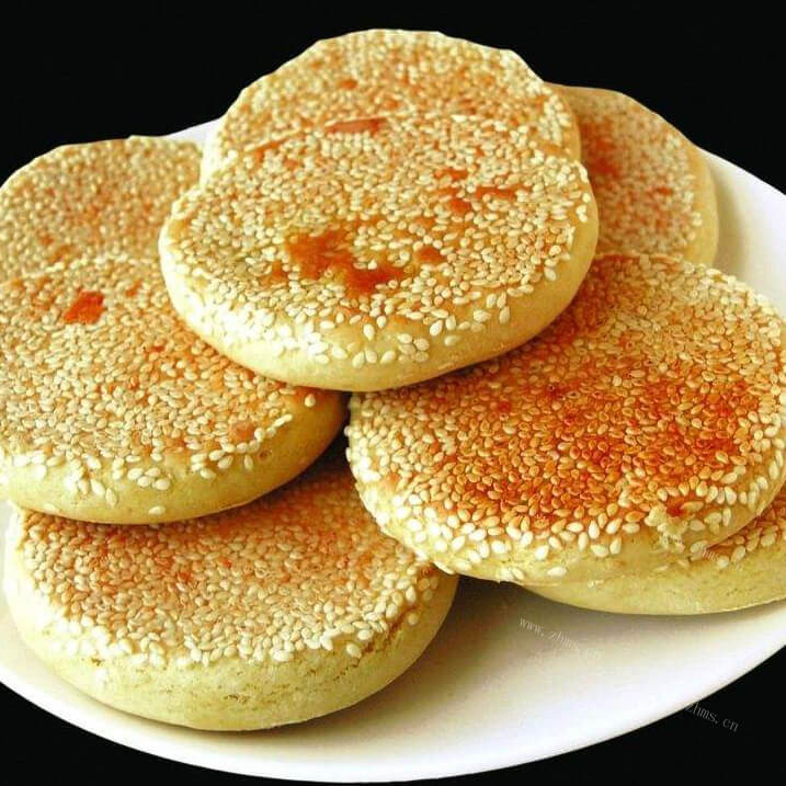 香酥芝麻盐家常饼