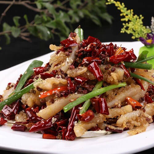 好吃的干煸牛百叶