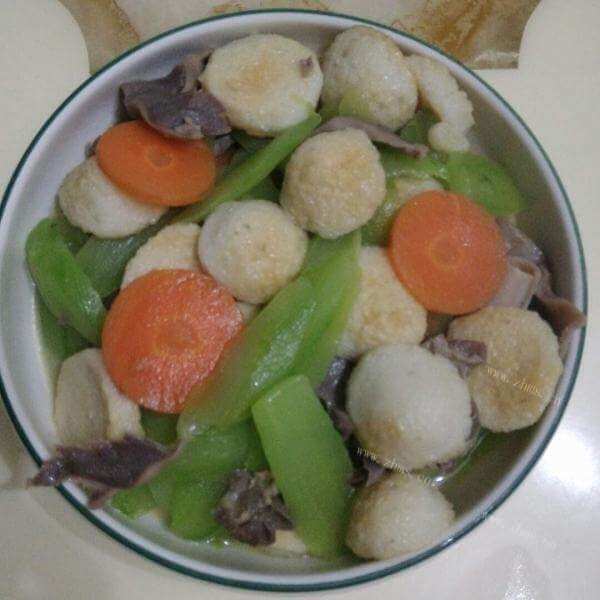 清爽黄瓜鱼丸