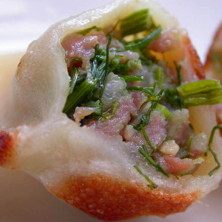 美味的炸菜饺 