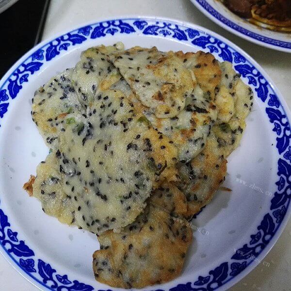 美味可口的煎鱼饼