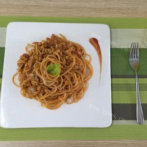美味的香菇意面