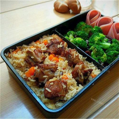 五蔬肉香饭