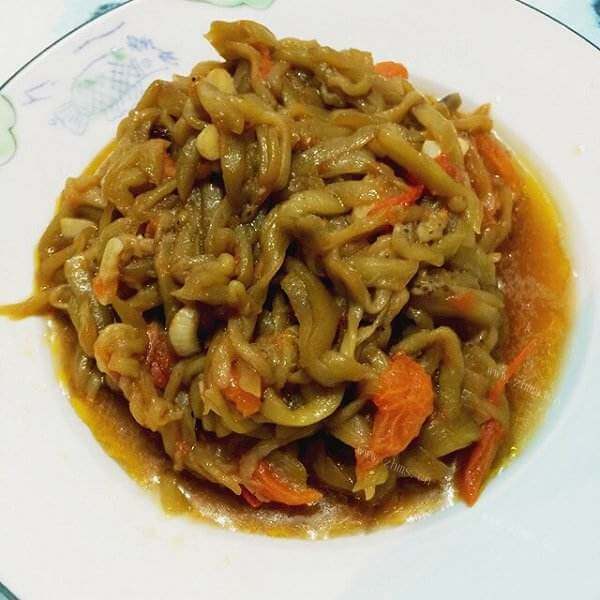 美味西红柿蒜香茄丝