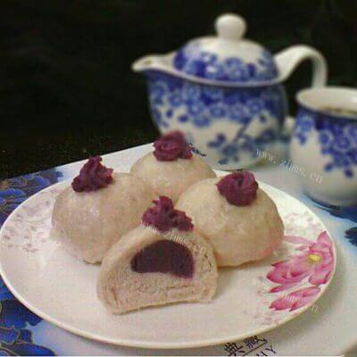 简易版-燕麦紫薯包