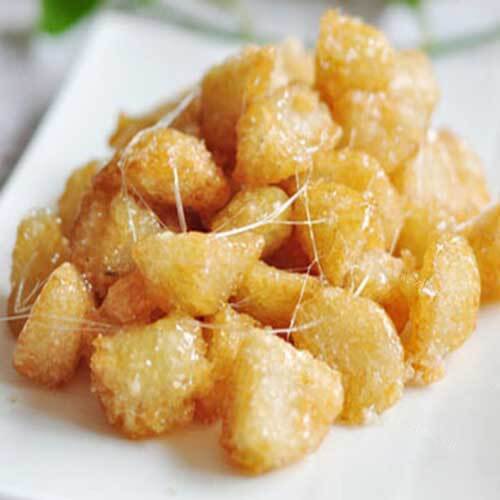 美味的拔丝粽子