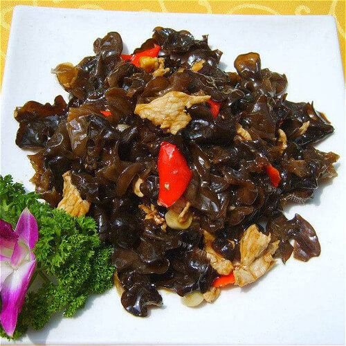 春笋黑木耳炒肉丝