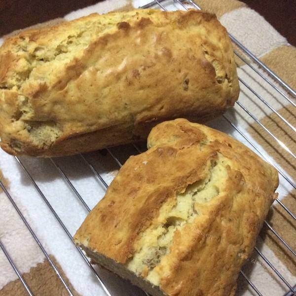 好吃的「手工美食」香蕉蛋糕	