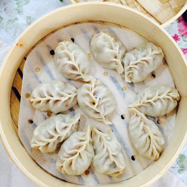 好吃的青菜鸡蛋饺子