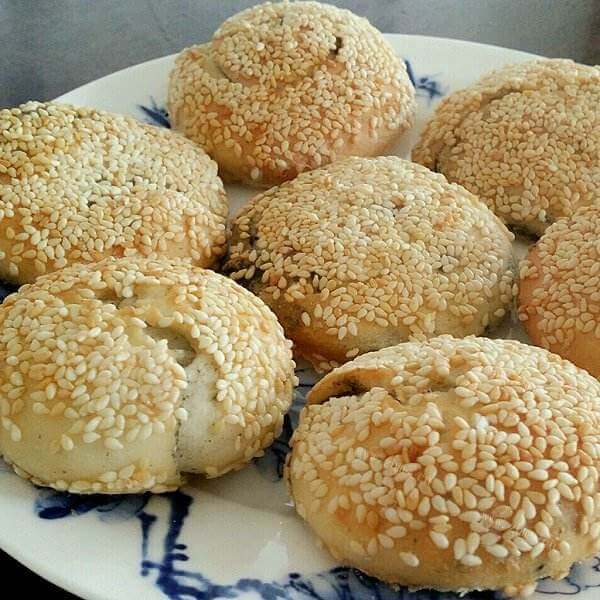 美味麻酱椒盐酥饼