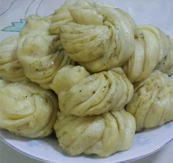 简易平底锅版葱油卷 