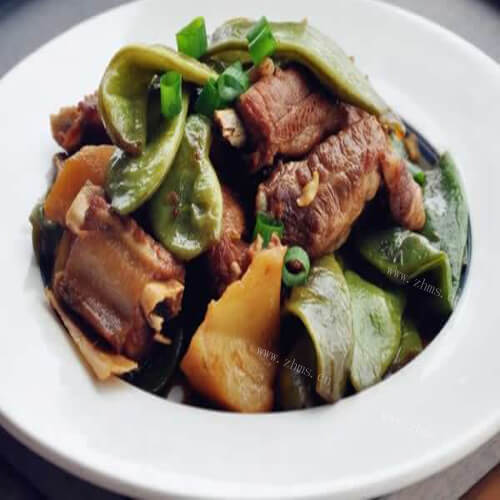 家常美味的香炖东北豆角