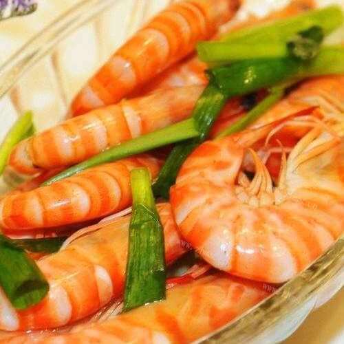 鲜味的灼烫九节虾