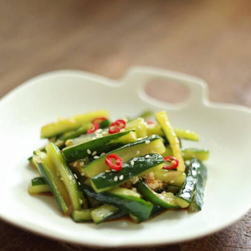 美味清香不辣凉拌黄瓜