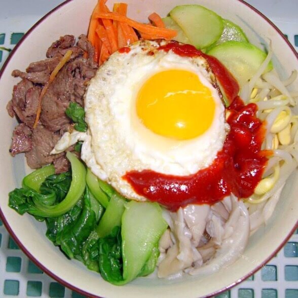 伪韩式拌饭