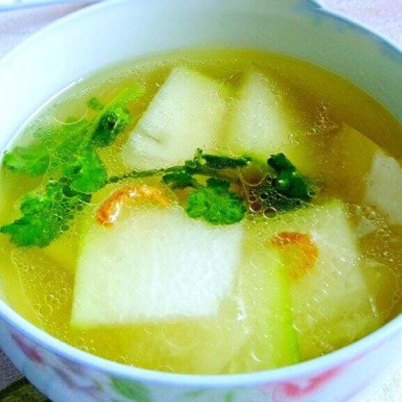 美味冬瓜虾米汤