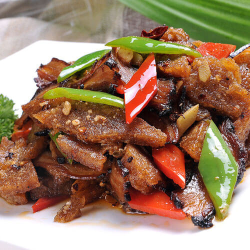 好吃的扁豆炒腊肉