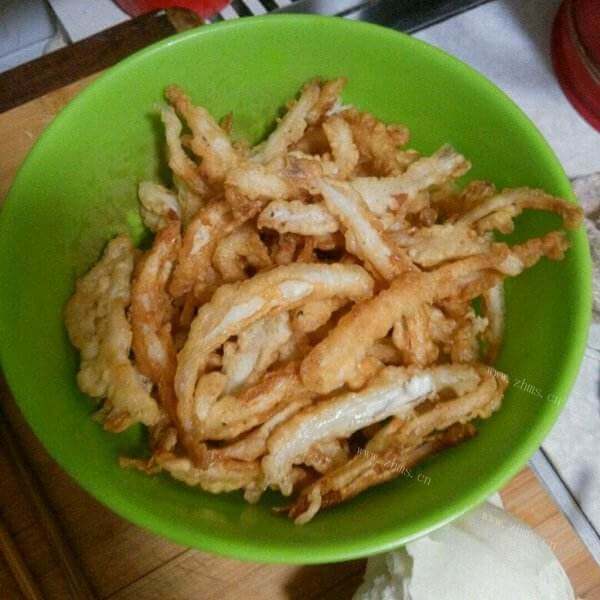咸香的干煎银鱼