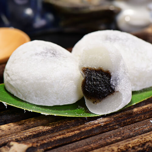 美味的红豆糯米团子