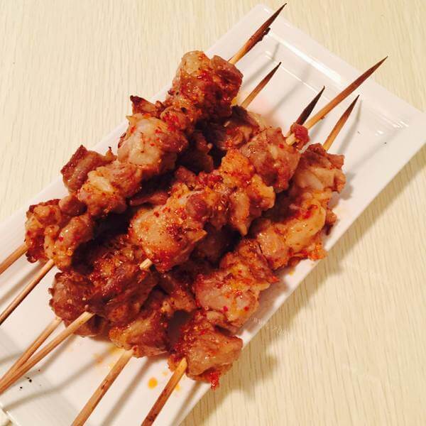 好吃的考羊肉串