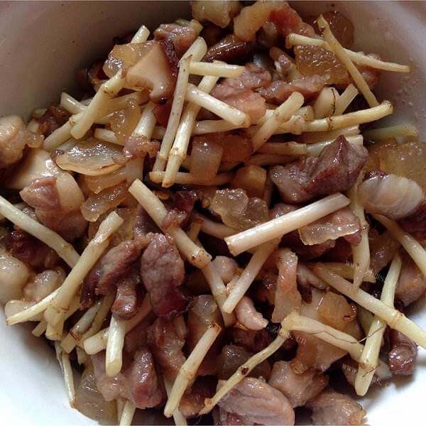 好吃的肉末折耳根