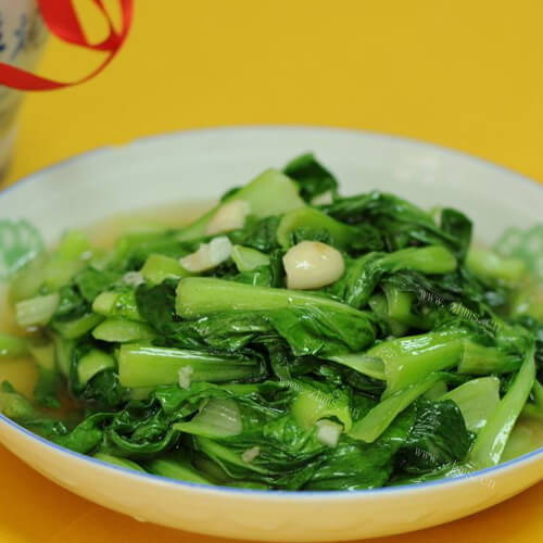 素菜蒜泥炒青菜