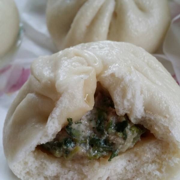 美味的大白菜肉包