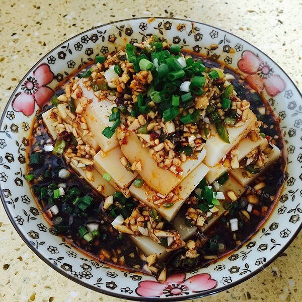 美味的怪味凉拌凉粉