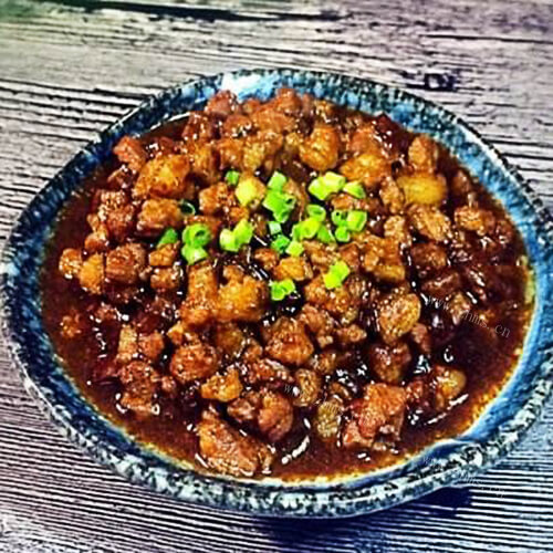 美味的叉烧肉馅