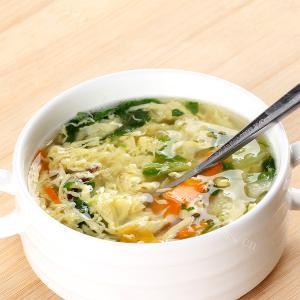 鲜美的虾皮蛋汤饺
