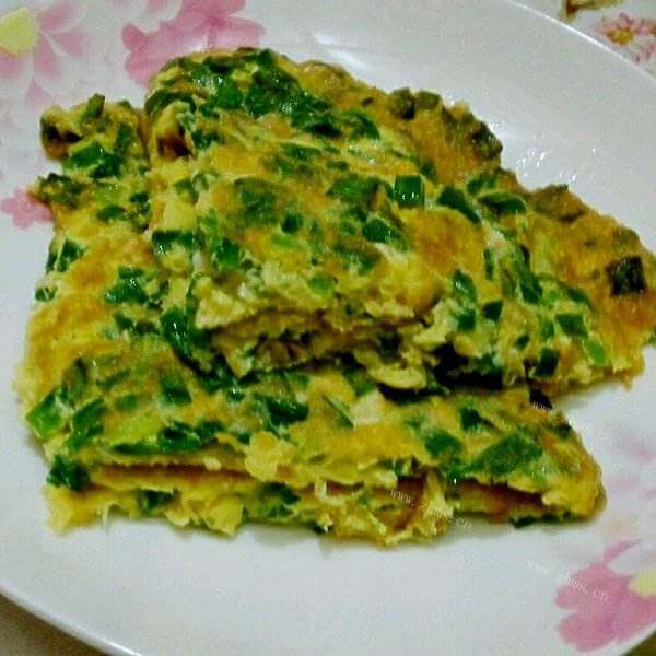 美味而椰汁韭菜面饼