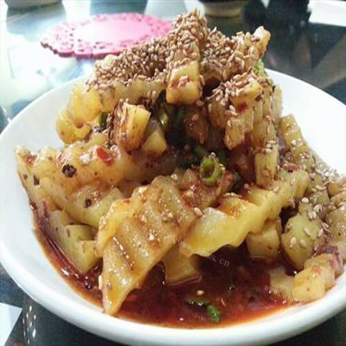 美味香辣狼牙土豆