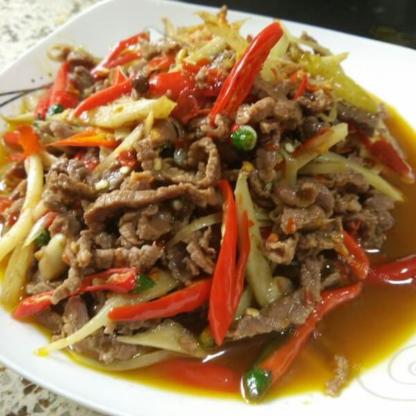 爱上甜椒牛肉丝