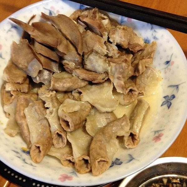 美味的白切猪杂