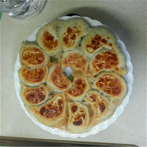 玉米猪肉冰花煎饺