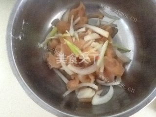 助消化双笋鸡片做法图解1)
