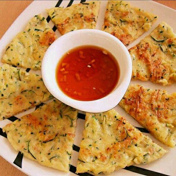 韩式角瓜泡菜煎饼