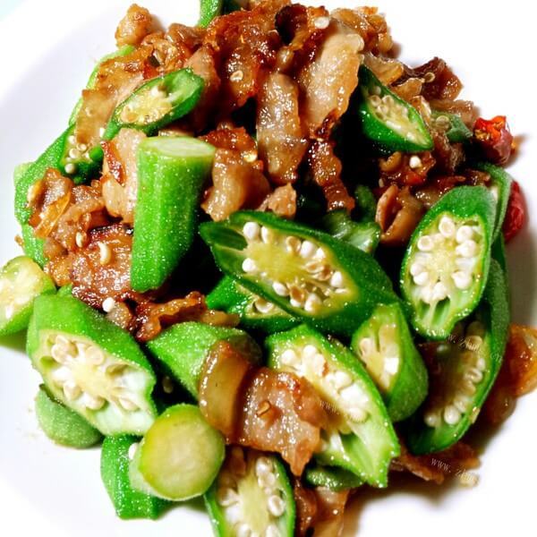 自制肉肠秋葵
