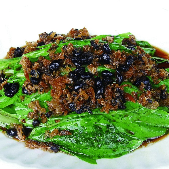 豆豉鲮鱼油麦菜