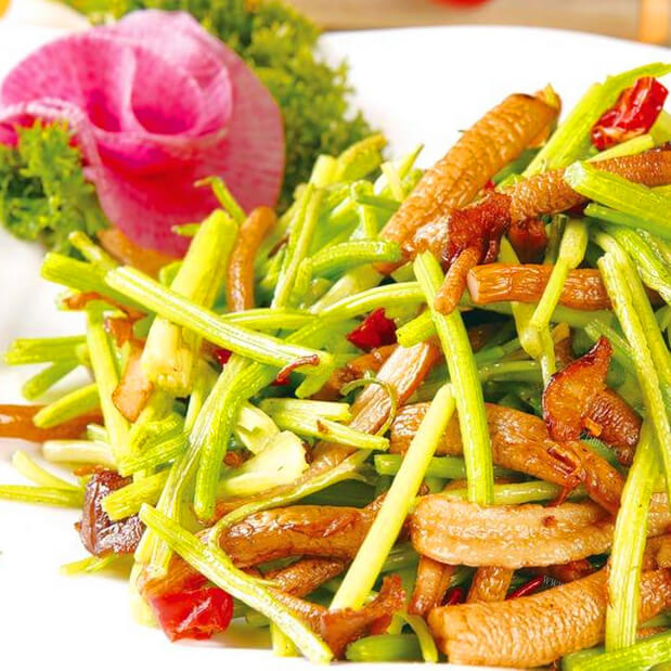 清淡的芹香豆角 