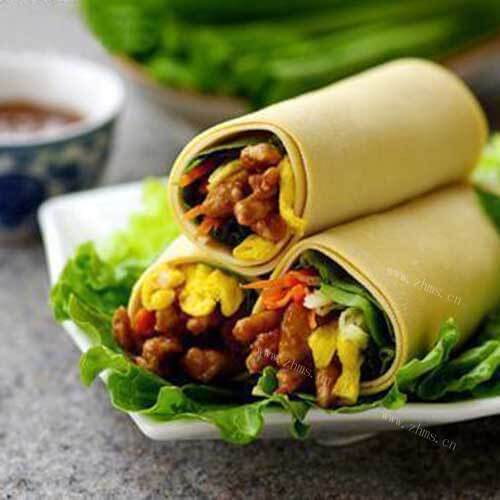 酱香孜然豆腐卷