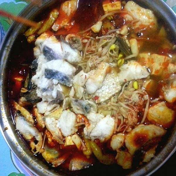 美味的麻辣粉丝鱼