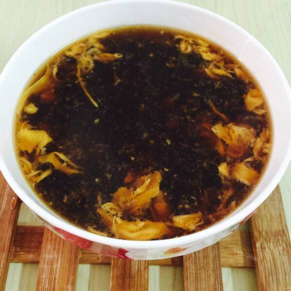 营养的阿胶红糖粥 