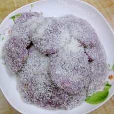 健康紫薯椰蓉糯米糍